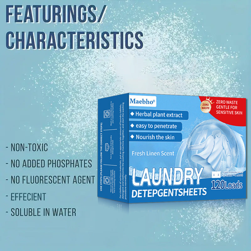 Portable Laundry Detergent Tablets