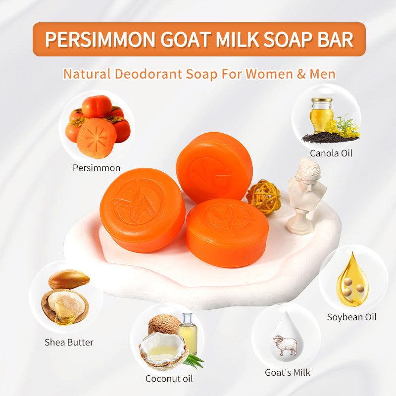 Natural Persimmon Handmade Soap